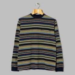 Beams Plus Native Stripe Long Sleeve Pocket T-Shirt