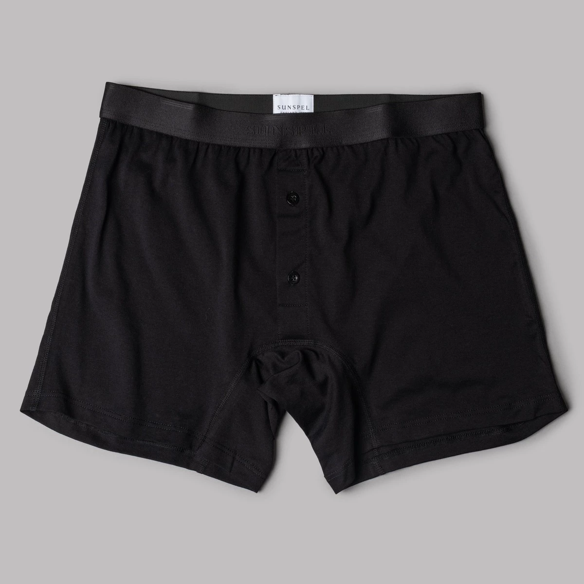Sunspel Superfine 2 Button Boxer Short 1 Sunspel Superfine 2 Button Boxer Short