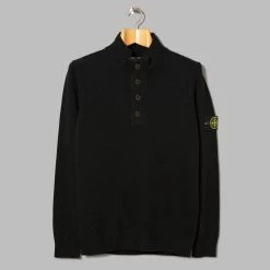 Stone Island Button Quarter Knit
