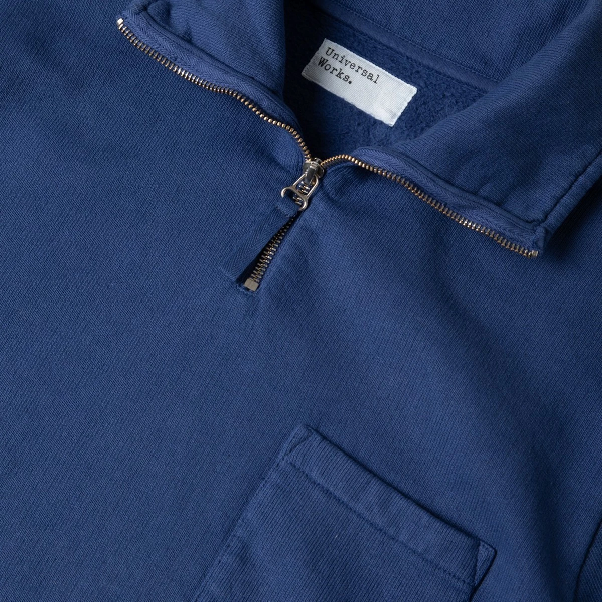 Universal Works Half Zip Sweatshirt 4 Universal Works Half Zip Sweatshirt - Image 4